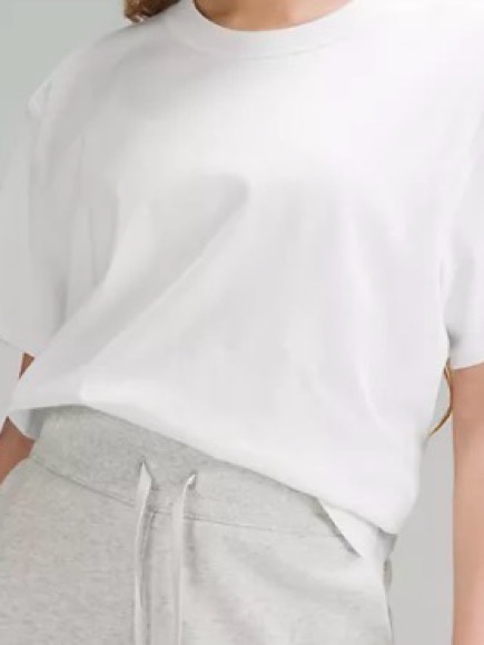 Lululemon Athletica White Short Sleeve Crew Tee - Women